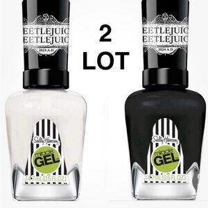 Miracle Gel Nail Polish Set - Black and White
